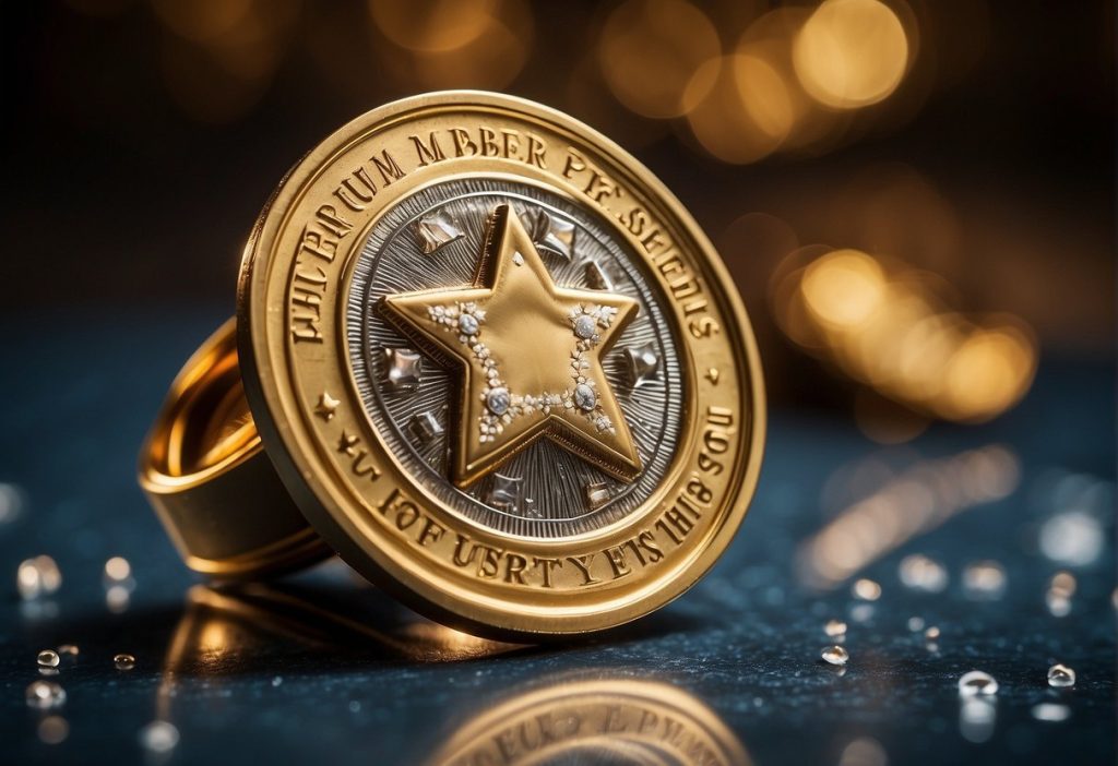 Feetify is a social platform where users can review various items, including a gold coin adorned with a star.
