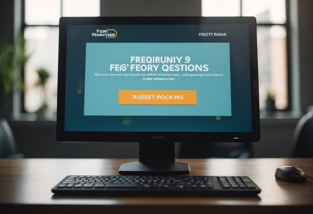 A computer on a desk with an Affiliate Program.