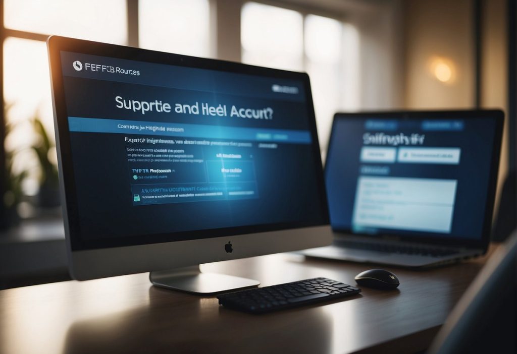 A computer screen displaying a Feetify account with options to cancel or deactivate the account.